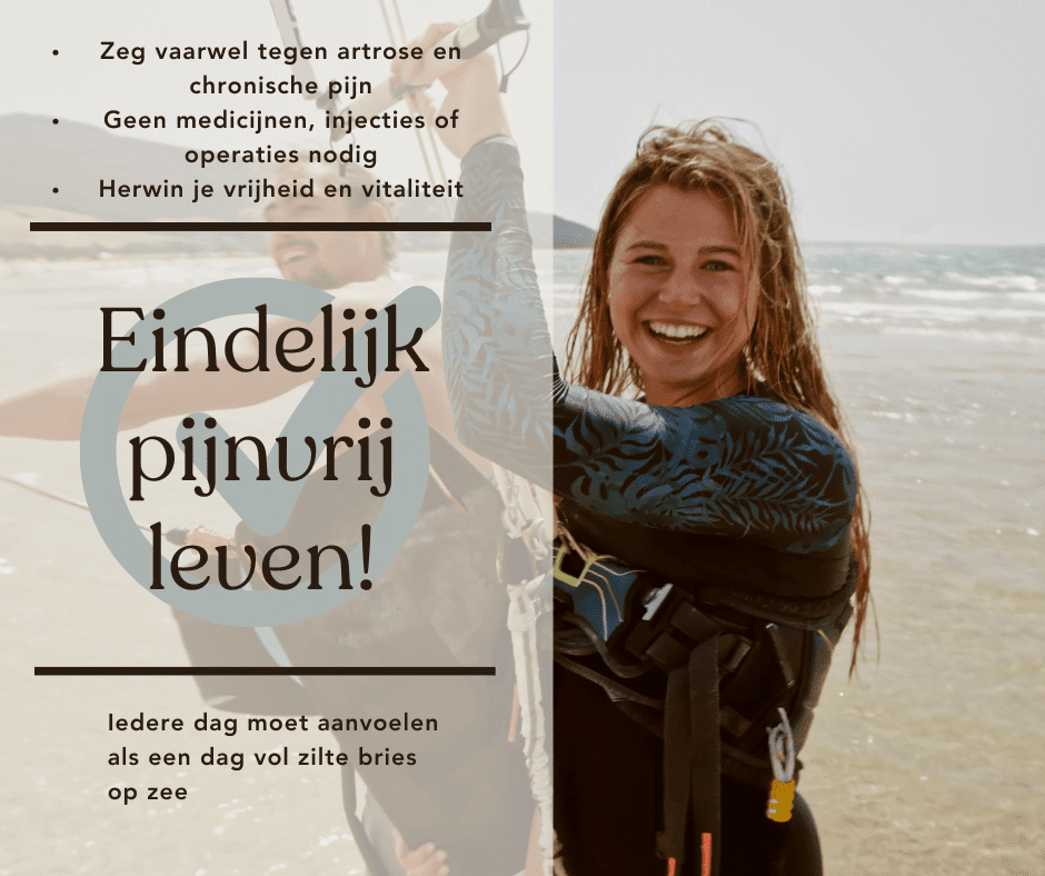 Kitesurfen zonder pijn
