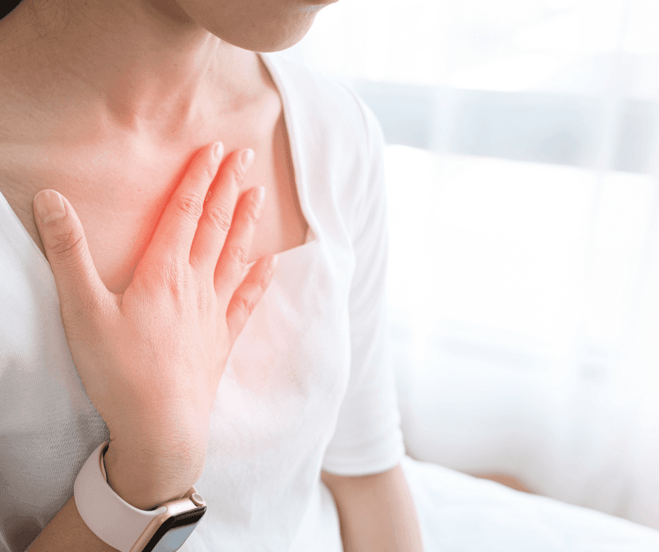 Drie groene blaadjes met vermelding van het woord hormones