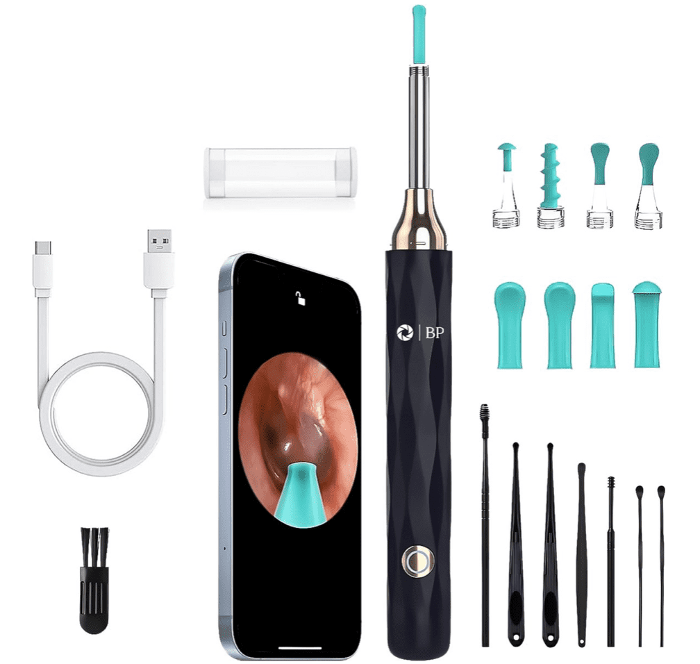 BP® Oorsmeer Verwijderaar met Camera - Oorreiniger - Ear Cleaner - Oor Schoonmaken - Earscratcher - Oorlepel - Inclusief Reinigingsset - USB Oplaadbaar - Met App